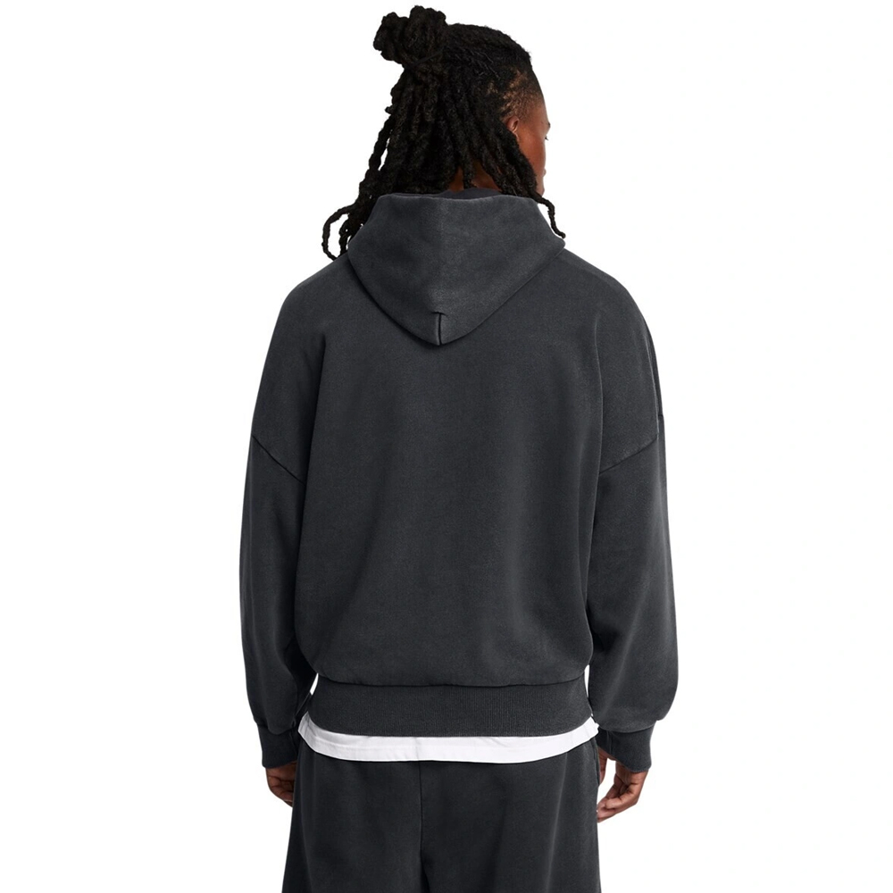 UNDER ARMOUR Icon HeavyWeight Fleece Wash Oversized Hoodie Ανδρικό Φούτερ με κουκούλα - 2