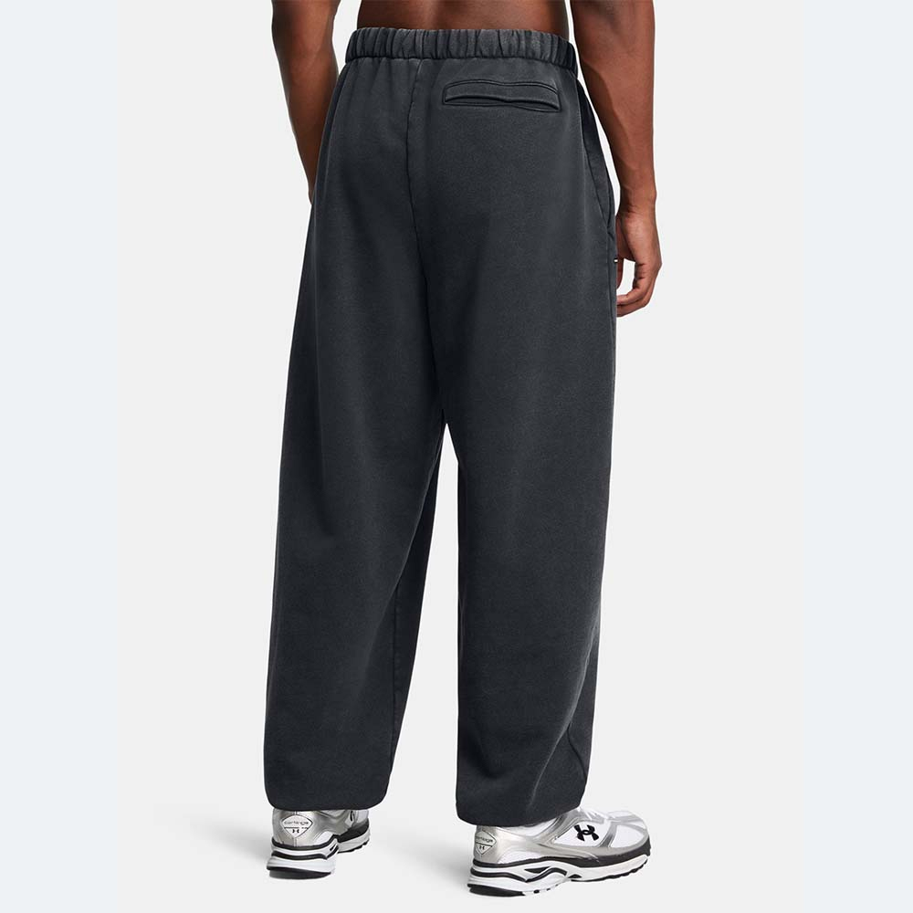 UNDER ARMOUR Icon HeavyWeight Fleece Washed Oversized Pants Ανδρικό Παντελόνι Φόρμας - 2