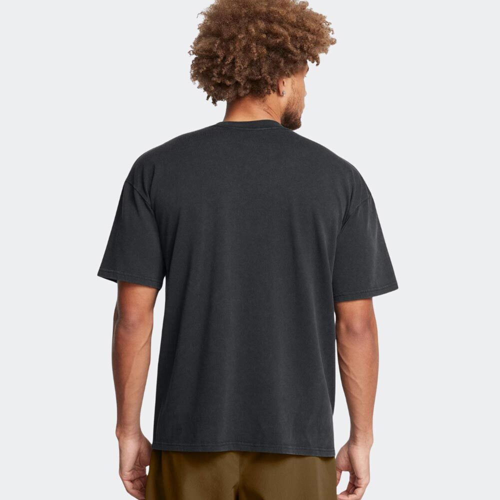 UNDER ARMOUR HeavyWeight Oversized Logo Wash Short Sleeve Tee Ανδρικό T-Shirt - 2