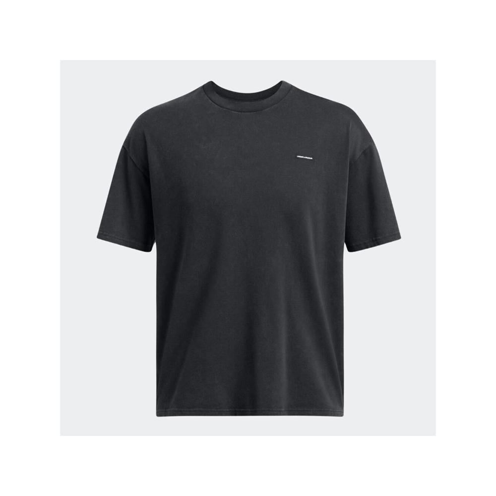 UNDER ARMOUR HeavyWeight Oversized Logo Wash Short Sleeve Tee Ανδρικό T-Shirt - 3
