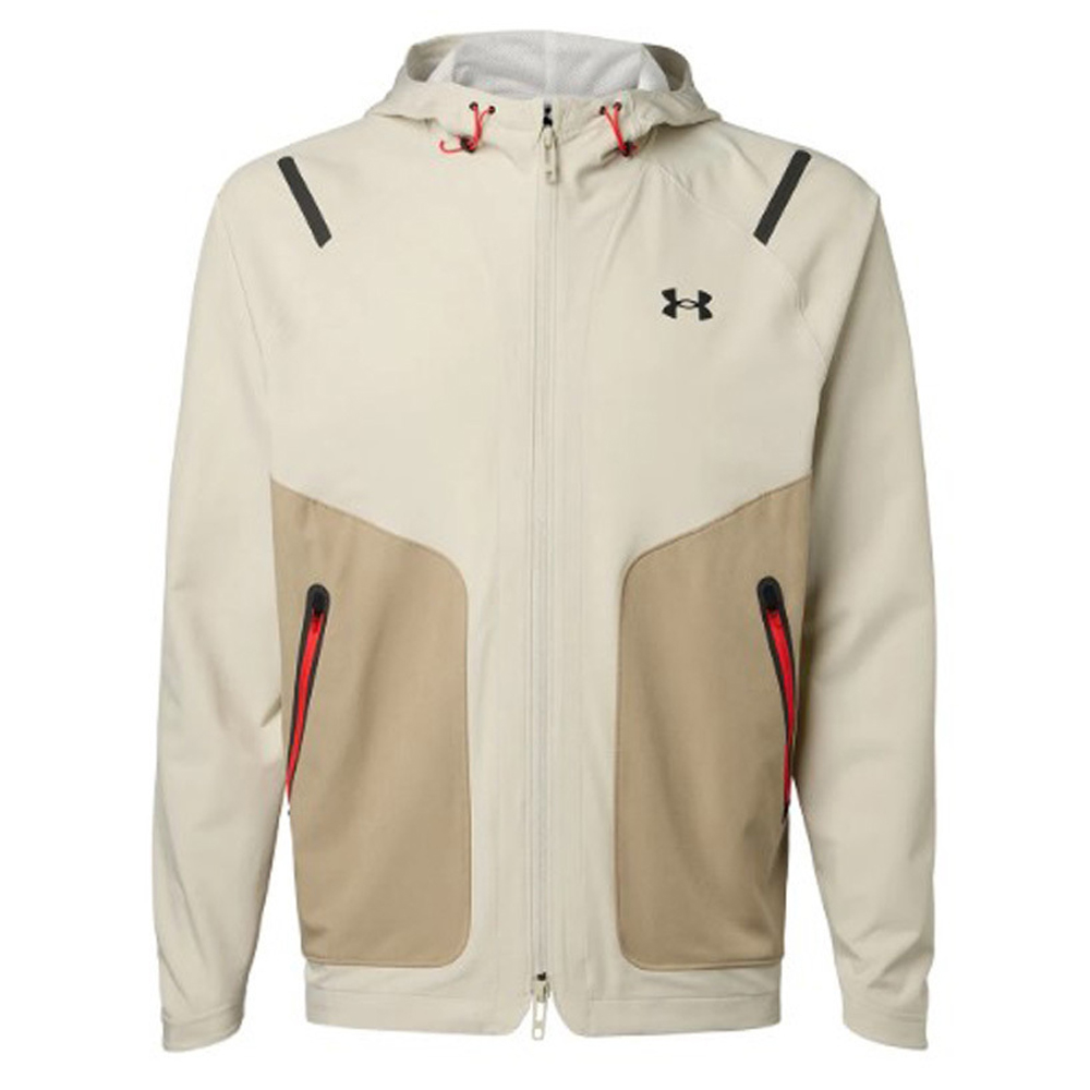 UNDER ARMOUR UA Unstoppable Left Chest Jacket Ανδρική Ζακέτα - Μπεζ