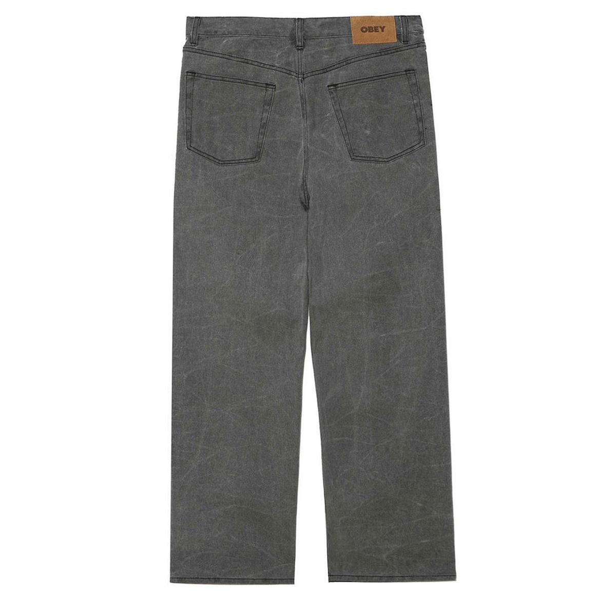 OBEY Classic Wrinkle Baggy Demin Jeans Ανδρικό Τζιν Παντελόνι - 2