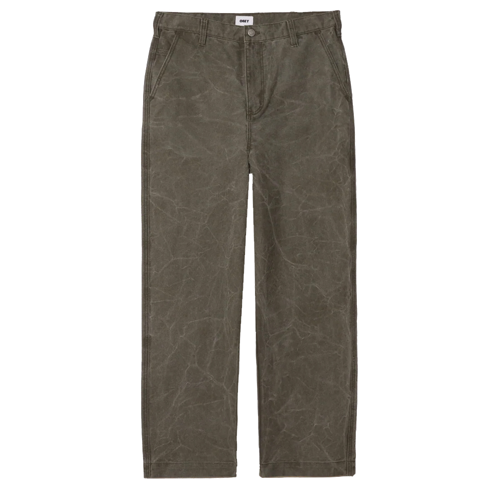 OBEY Commons Wrinkle Pants Ανδρικό Τζιν Παντελόνι - Χακί