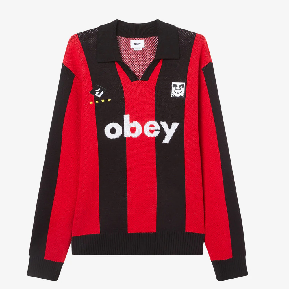 OBEY Soccer Jersey Sweater Unisex Πουλόβερ - Multi