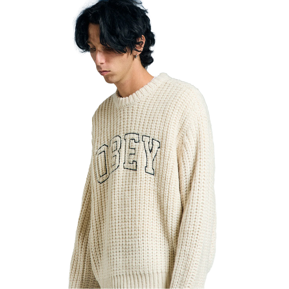 OBEY Collegiate Sweater Unisex Πουλόβερ  - 2