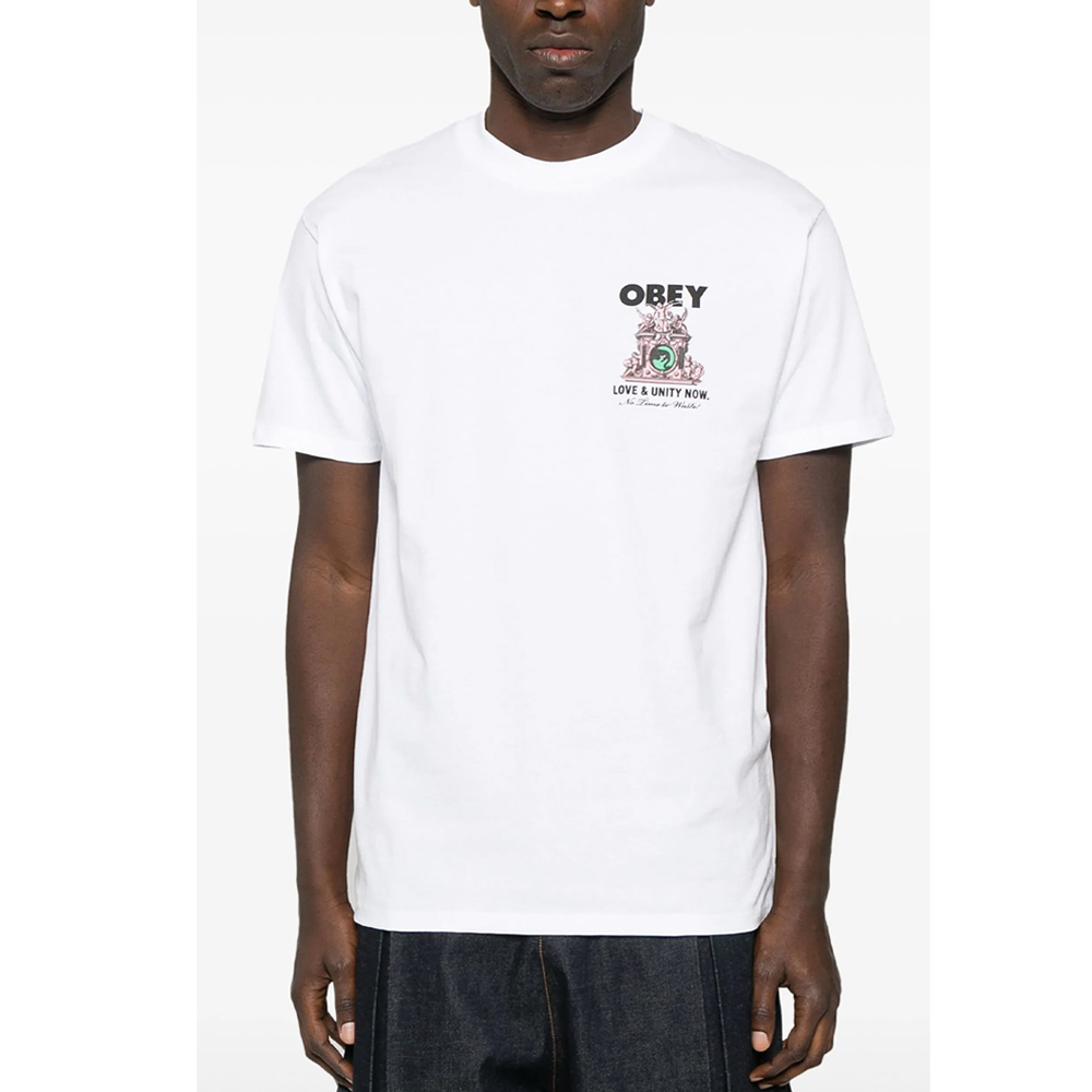 OBEY Love & Unity Now Tee Ανδρικό T-Shirt  - Λευκό
