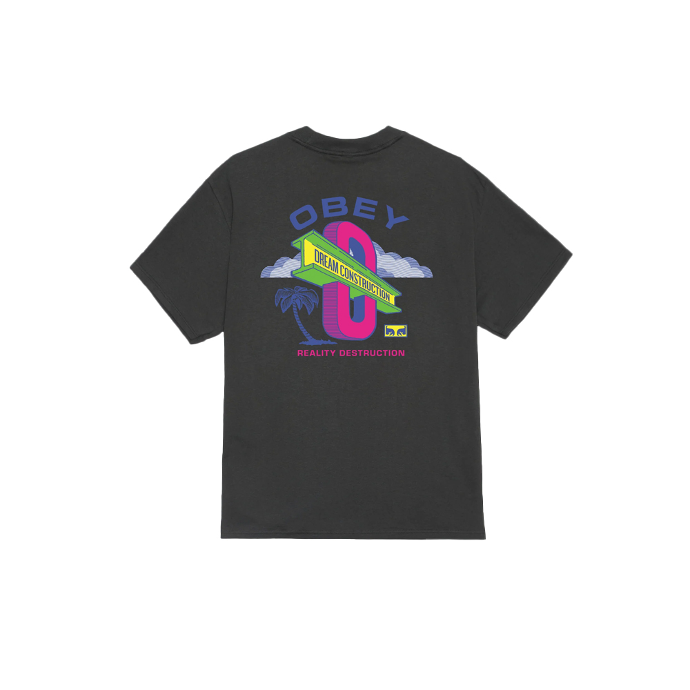 OBEY Dream Construction  Tee Ανδρικό T-Shirt - 2