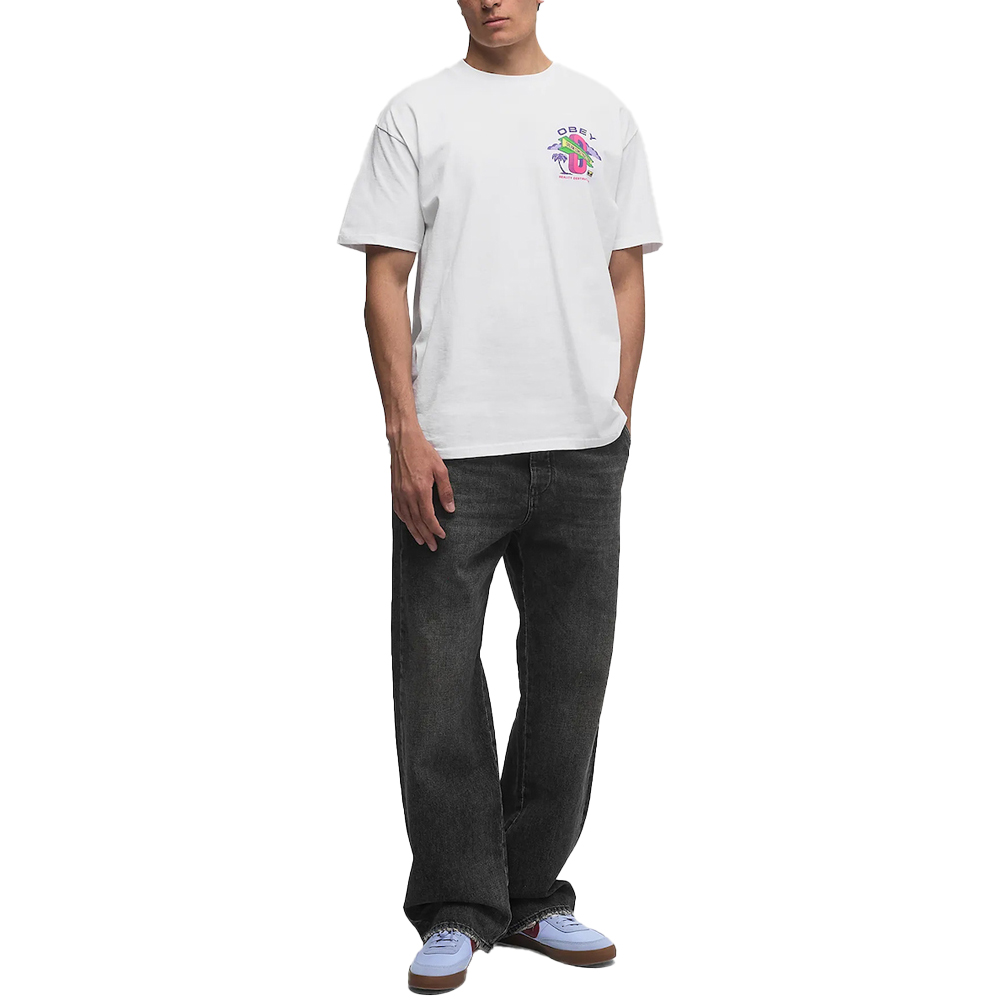 OBEY Dream Construction  Tee Ανδρικό T-Shirt - Λευκό