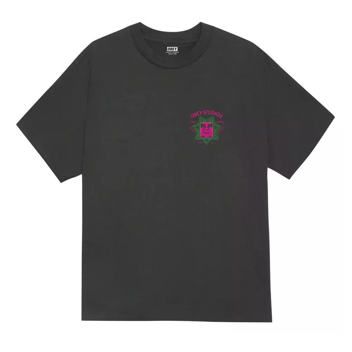 OBEY Global Visuals Tee Ανδρικό T-Shirt - Μαύρο