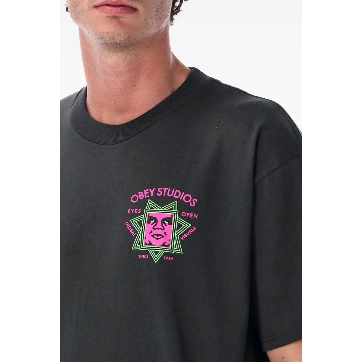 OBEY Global Visuals Tee Ανδρικό T-Shirt - 5