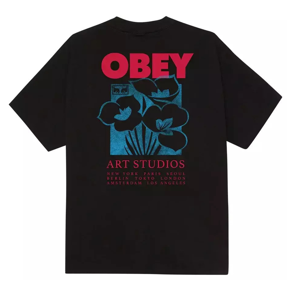 OBEY Art Studio Flowers Tee Ανδρικό T-Shirt - 2