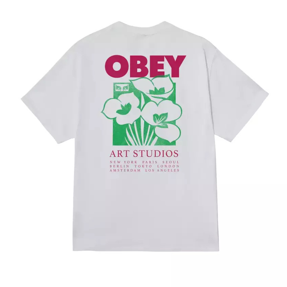 OBEY Art Studio Flowers Tee Ανδρικό T-Shirt - 2
