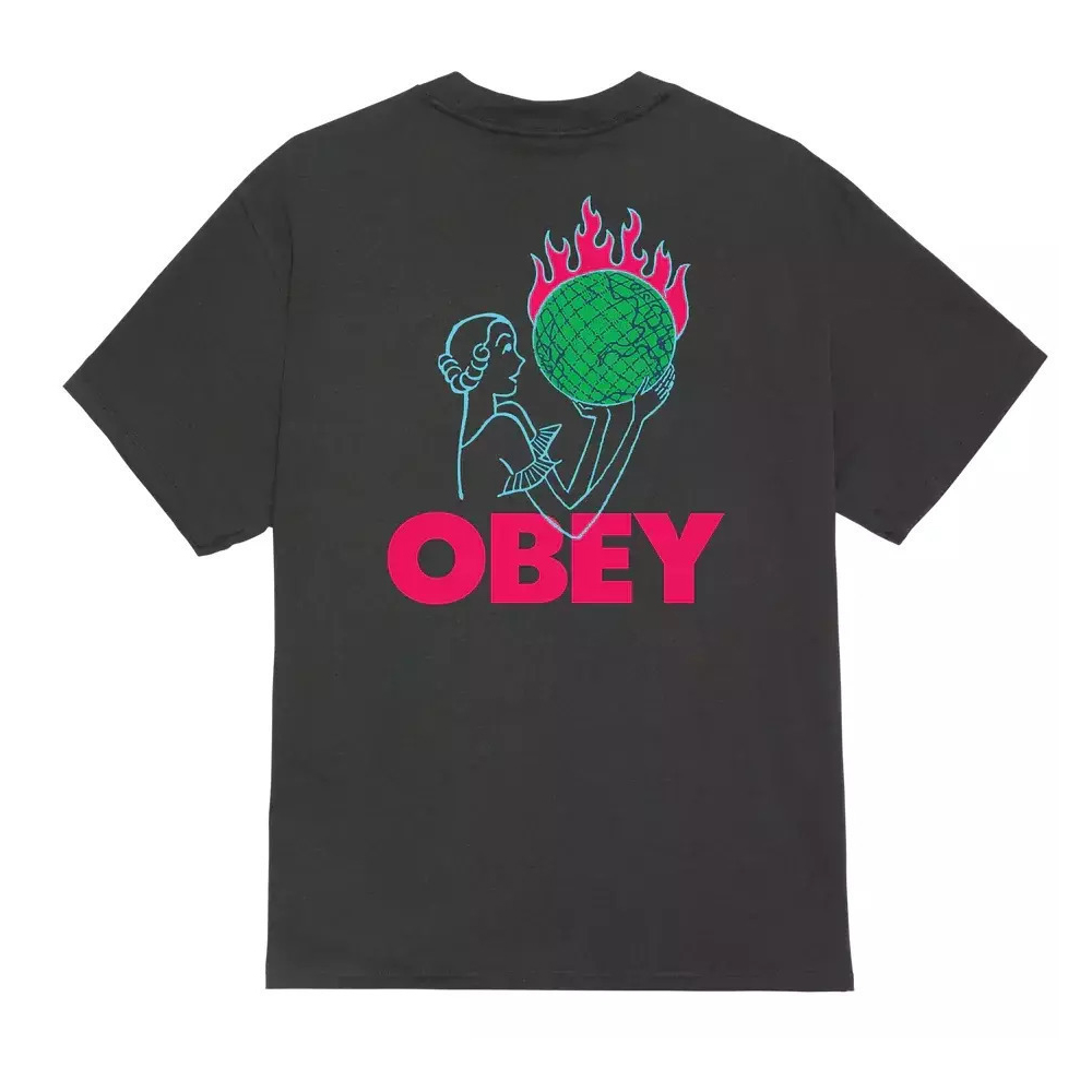 OBEY World In Flames Ανδρικό T-Shirt - 2
