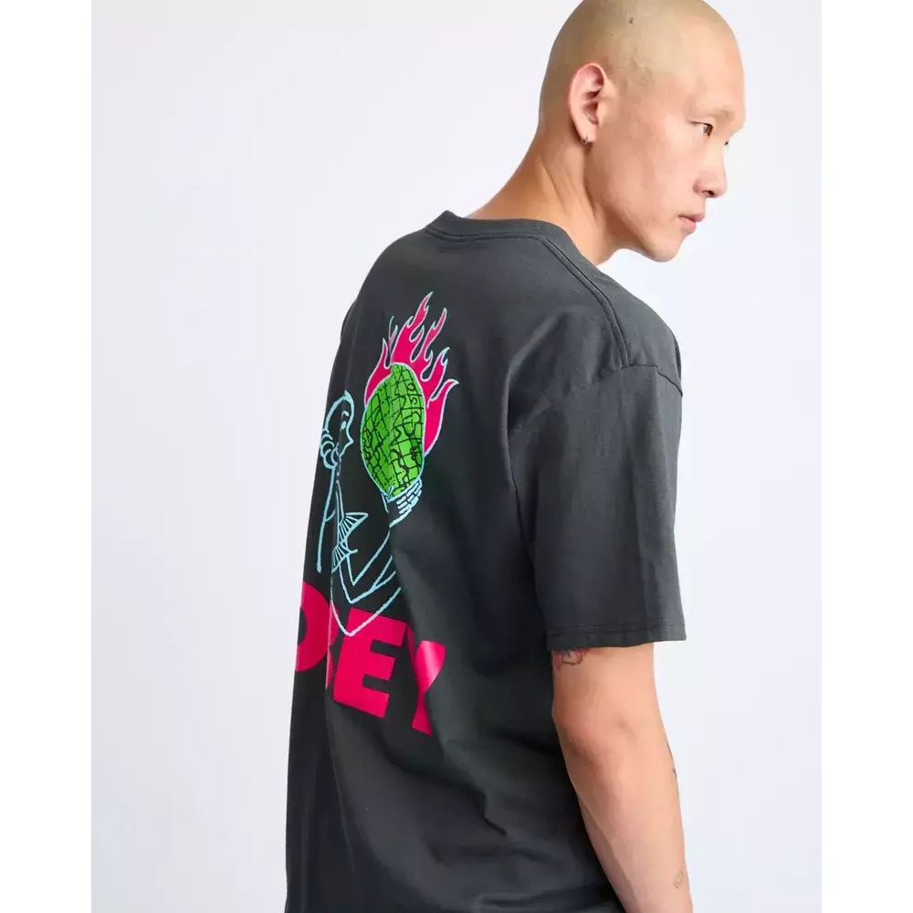 OBEY World In Flames Ανδρικό T-Shirt - 5