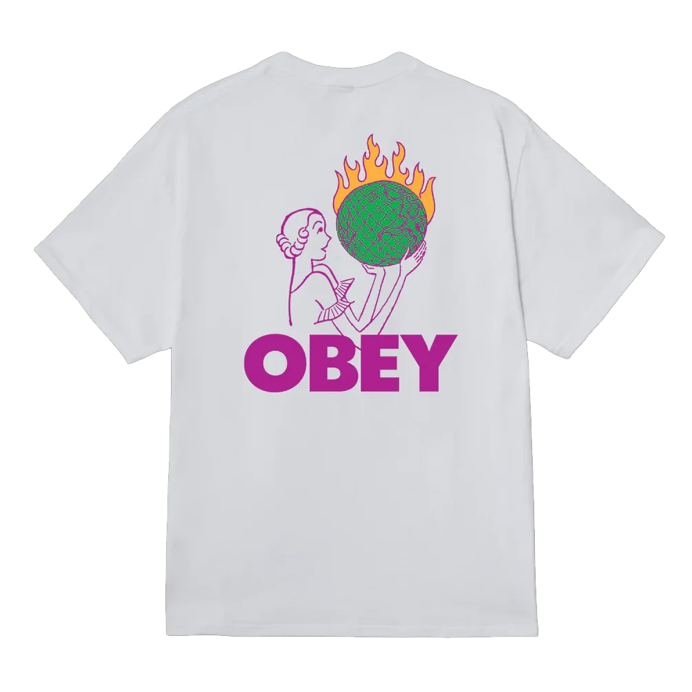 OBEY World In Flames Ανδρικό T-Shirt - 2