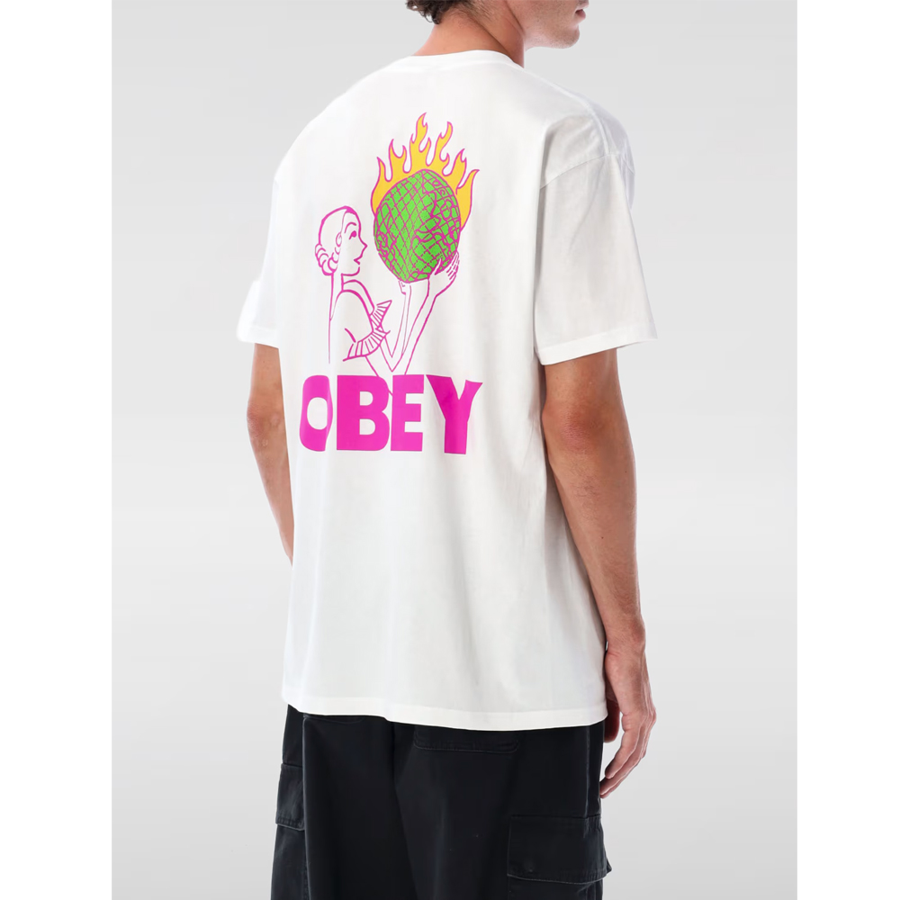 OBEY World In Flames Ανδρικό T-Shirt - 4