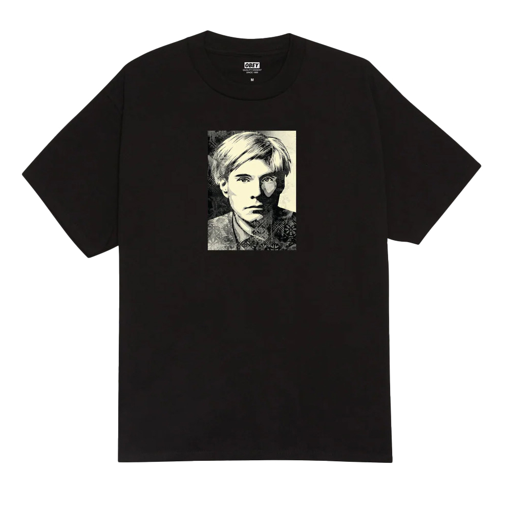 OBEY Andy Warhol - Classic Tee Ανδρικό T-Shirt - Μαύρο