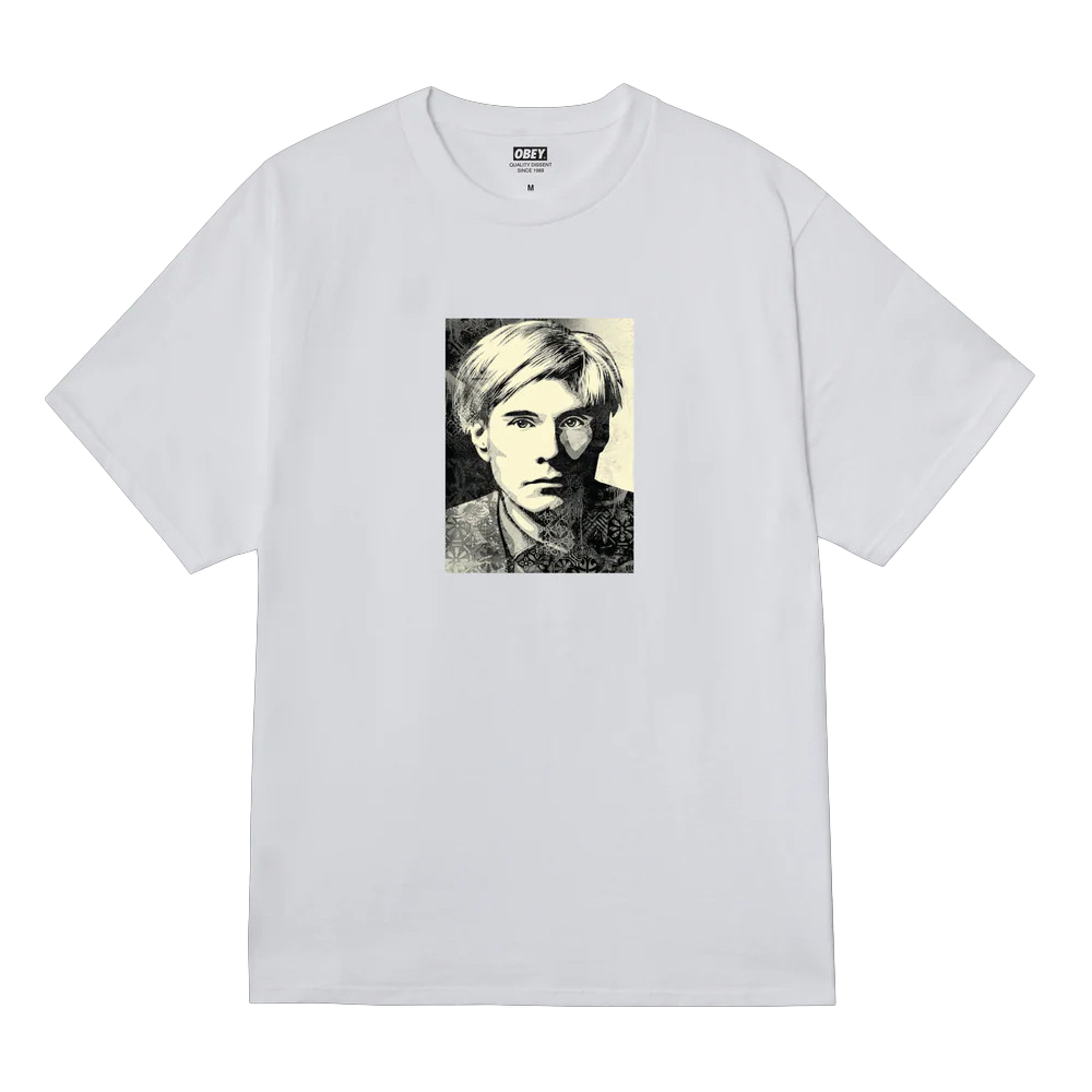 OBEY Andy Warhol - Classic Tee Ανδρικό T-Shirt - Λευκό