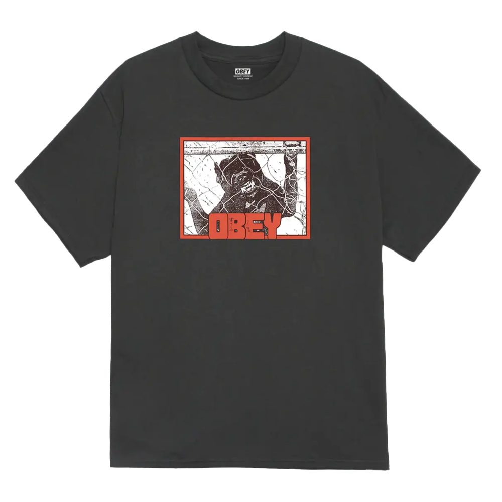 OBEY Beware Aνδρικό T-Shirt - Γκρι