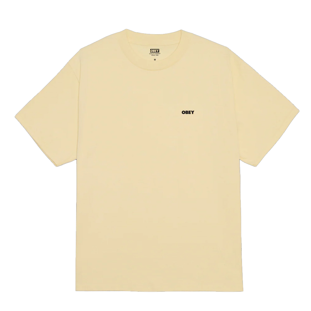 OBEY Chalky Icon Aνδρικό T-Shirt - Κίτρινο