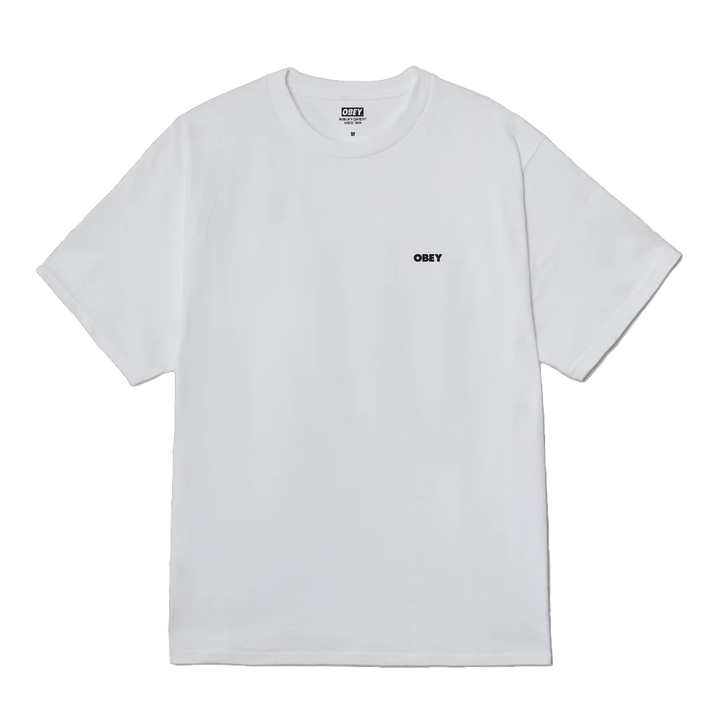 OBEY Chalky Icon Aνδρικό T-Shirt - Λευκό