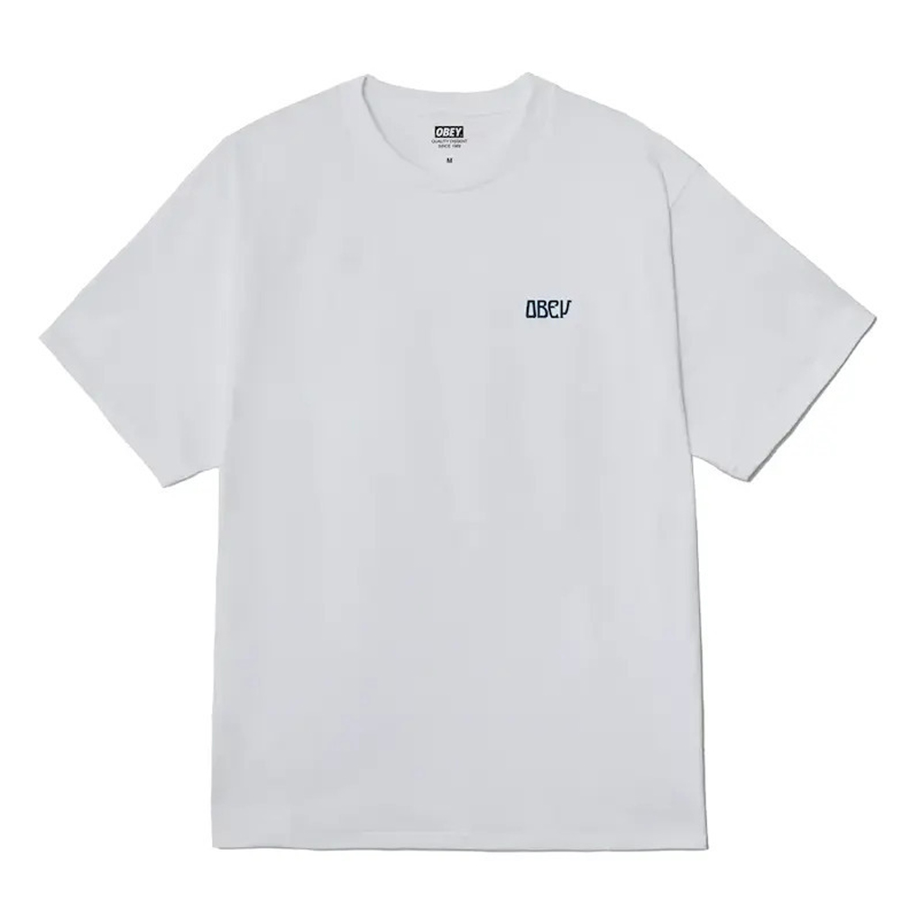 OBEY Peace Now Butterflies Aνδρικό T-Shirt - Λευκό