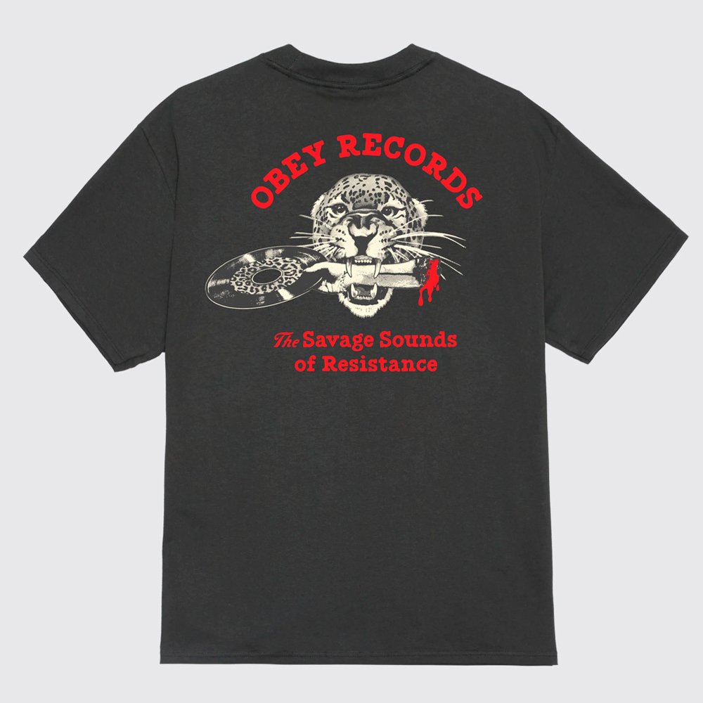 OBEY Savage Sounds Leopard  Aνδρικό T-Shirt - 2