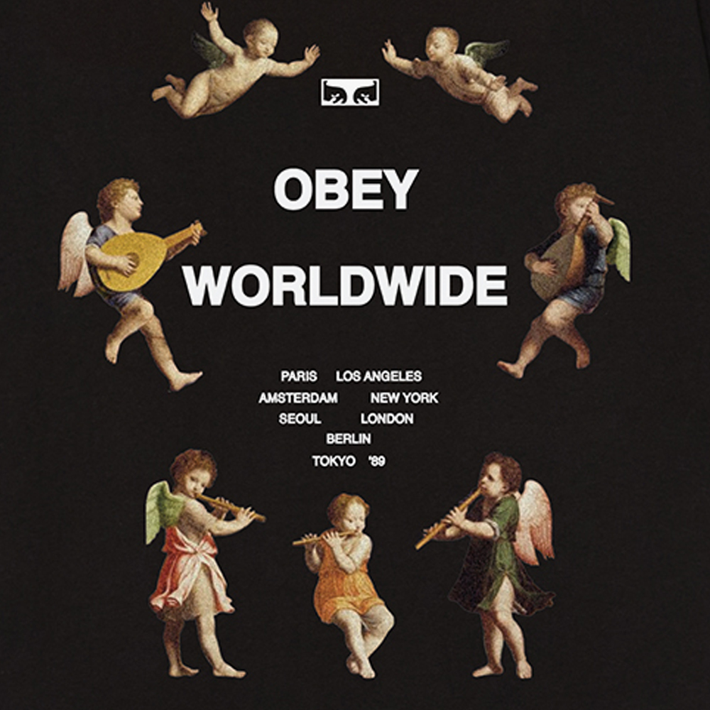 OBEY Angels Above Aνδρικό T-Shirt - 3