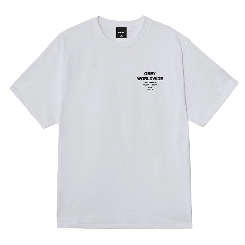 OBEY Angels Above Aνδρικό T-Shirt - Λευκό
