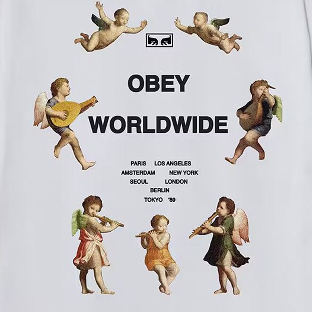 OBEY Angels Above Aνδρικό T-Shirt - 3