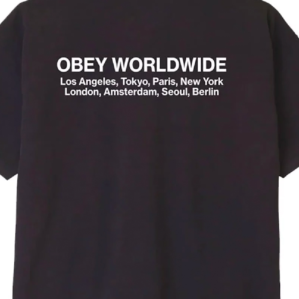 OBEY Worldwide Cities Tee Unisex T-Shirt - 3
