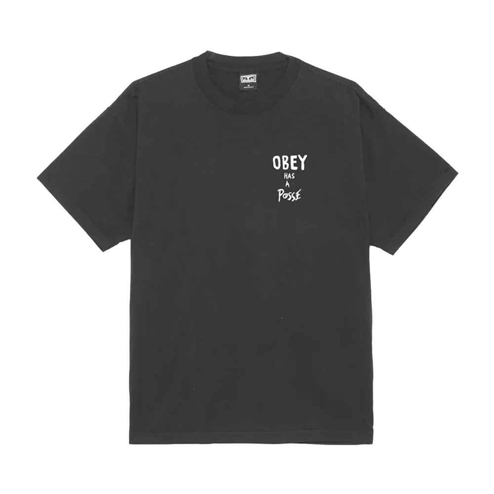 OBEY HAS A POSE Ανδρικό Τ-Shirt - Μαύρο