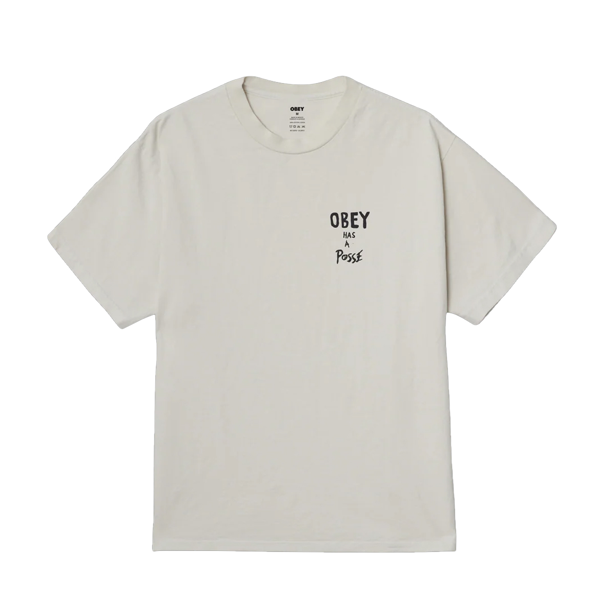 OBEY Has A Posse Ανδρικό T-Shirt - Κρεμ