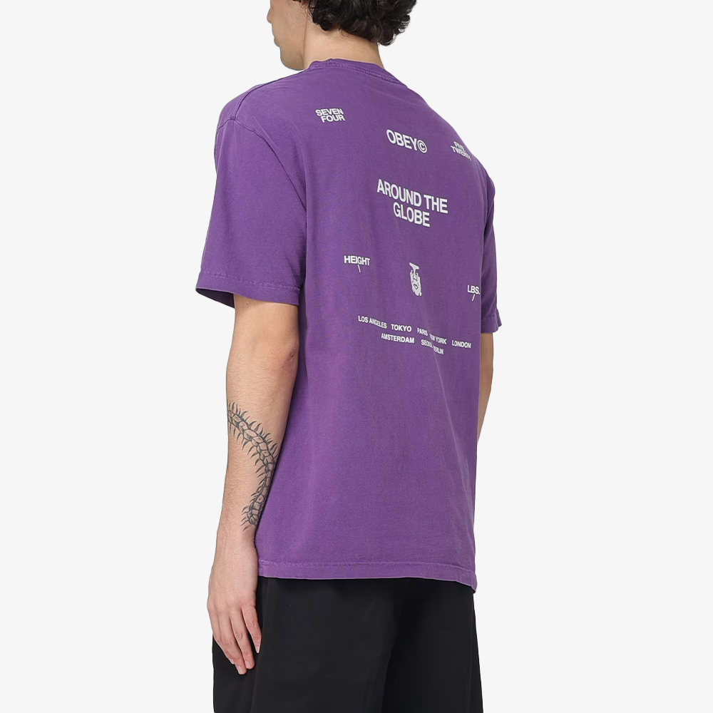 OBEY Around The Globe Ανδρικό T-Shirt  - 2