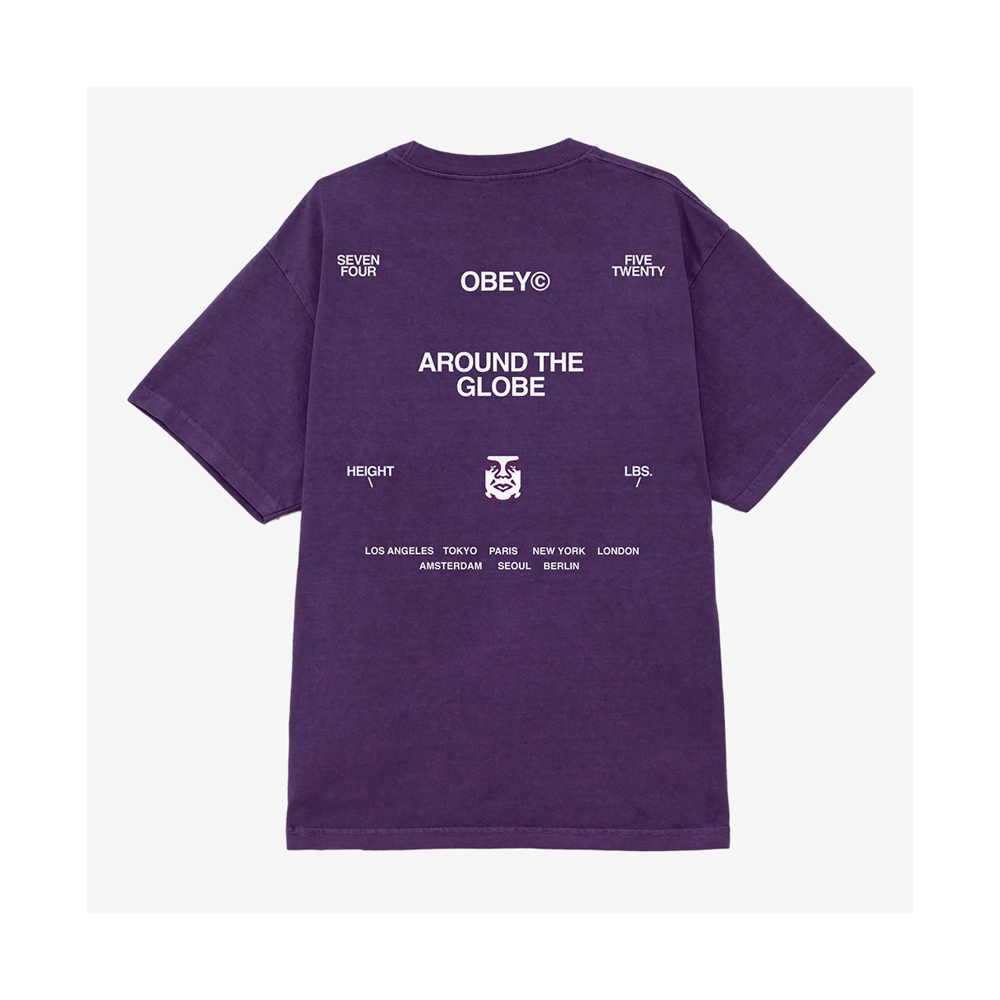 OBEY Around The Globe Ανδρικό T-Shirt  - 4