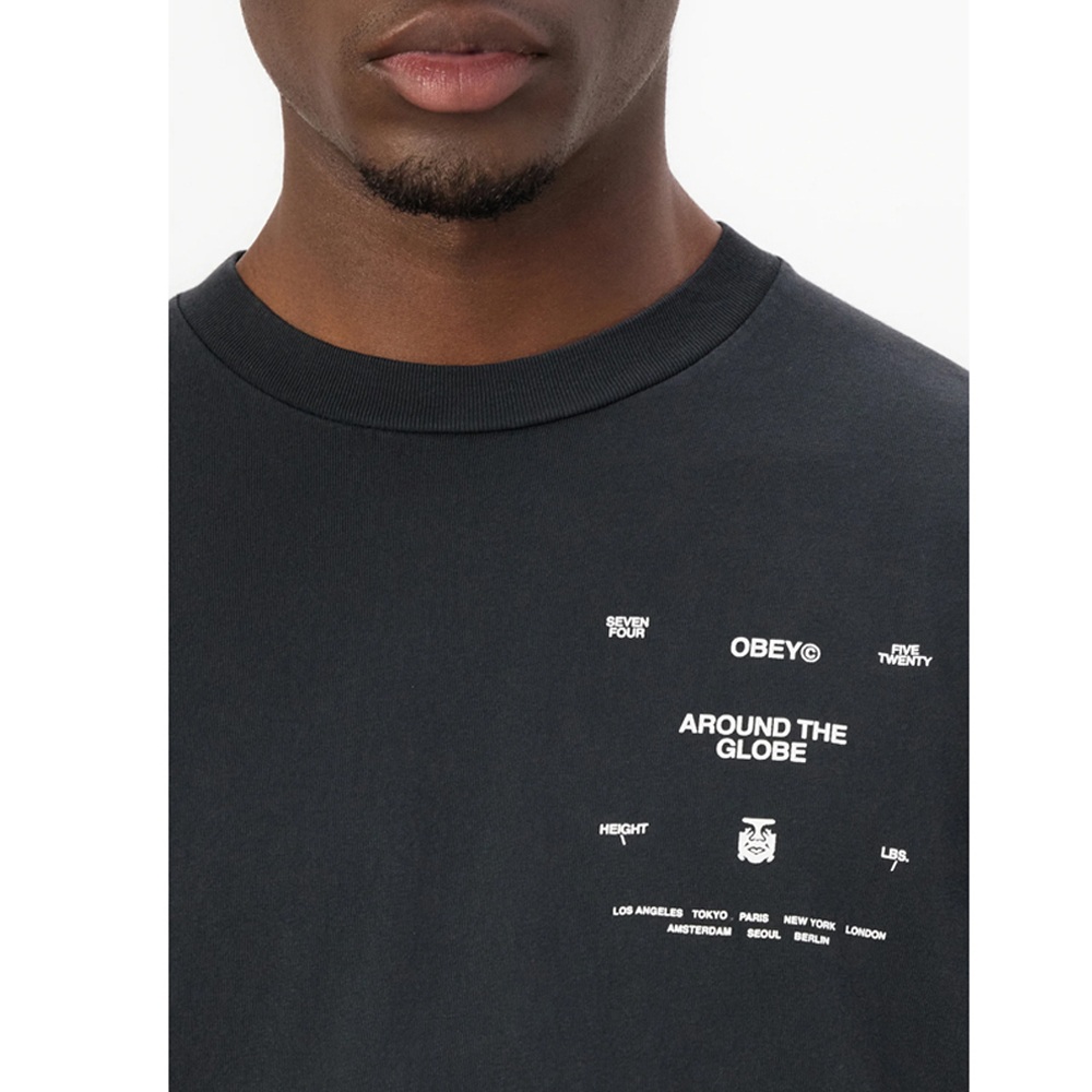 OBEY Around The Globe Ανδρικό T-Shirt  - 4