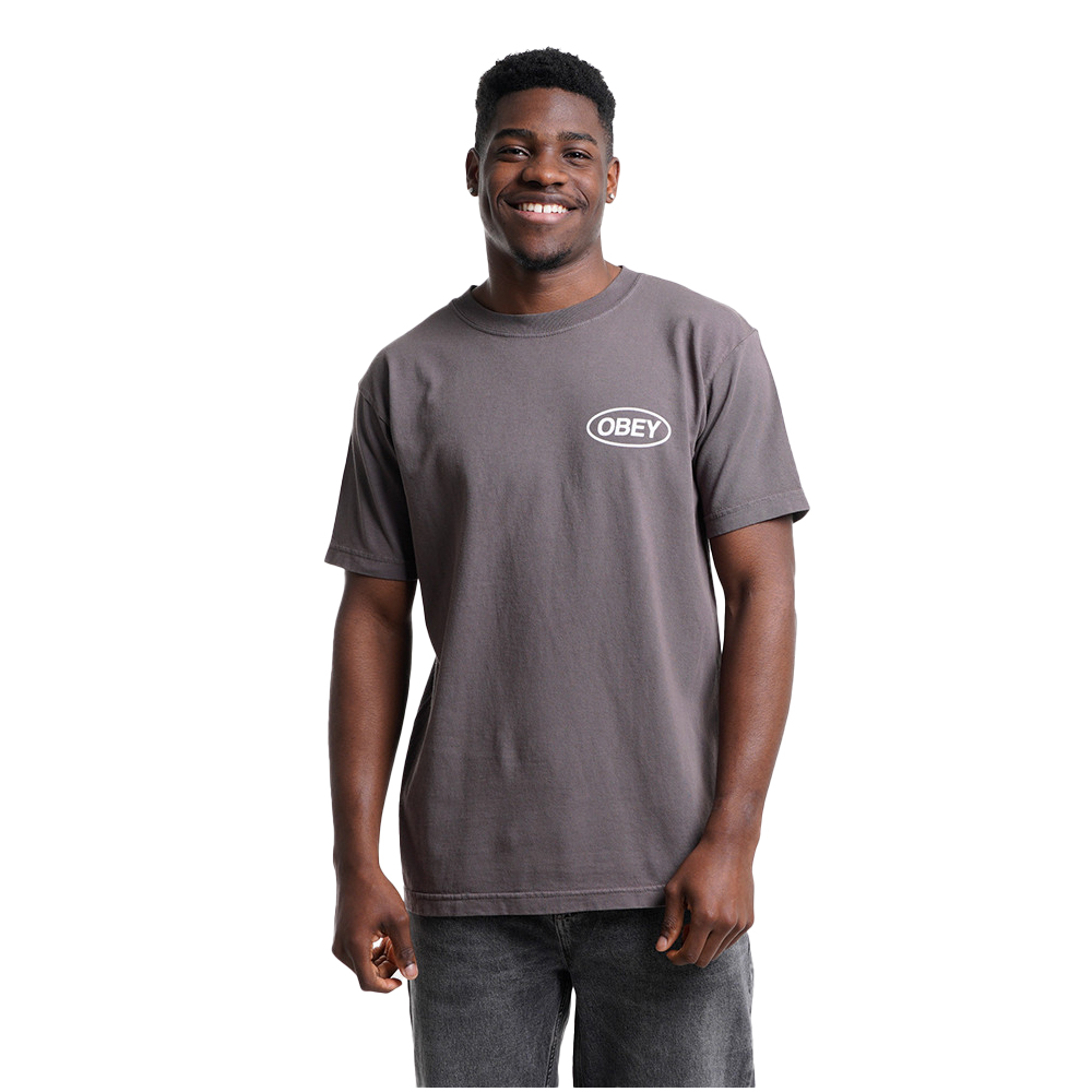 OBEY Code Aνδρικό T-Shirt - Γκρι