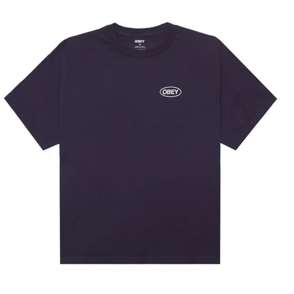 OBEY Code Aνδρικό T-Shirt - Μωβ