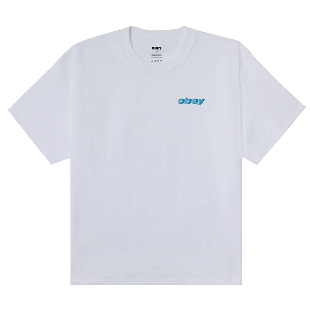 OBEY Exports Aνδρικό T-Shirt - Λευκό