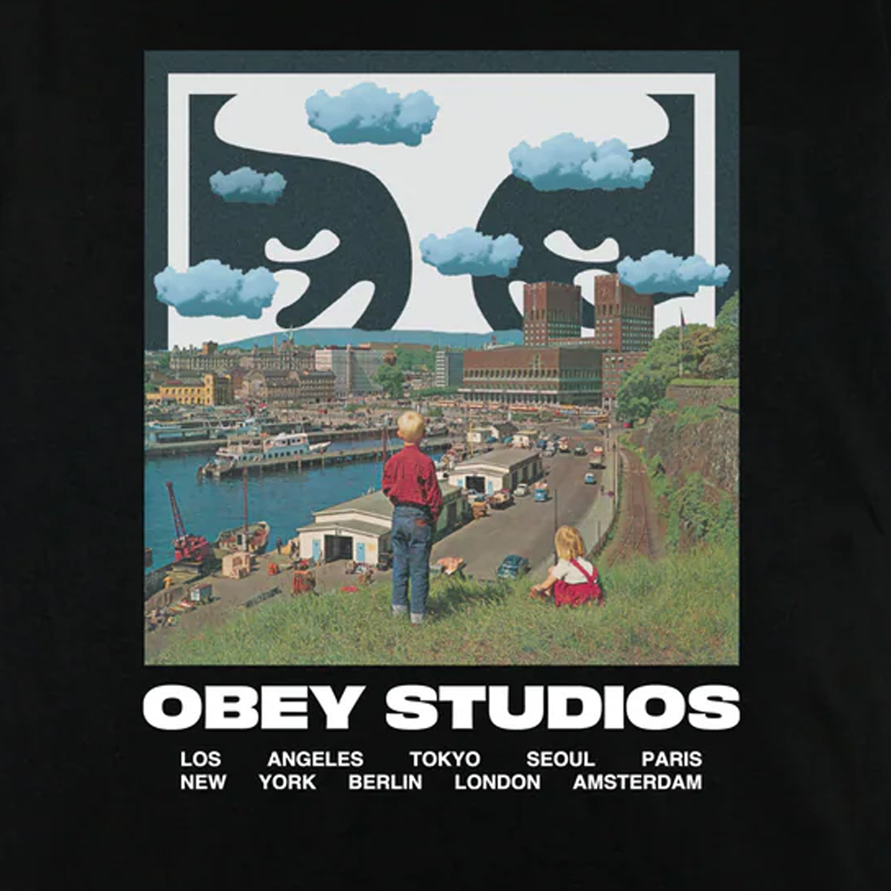 OBEY Sky Face Aνδρικό T-Shirt - 3