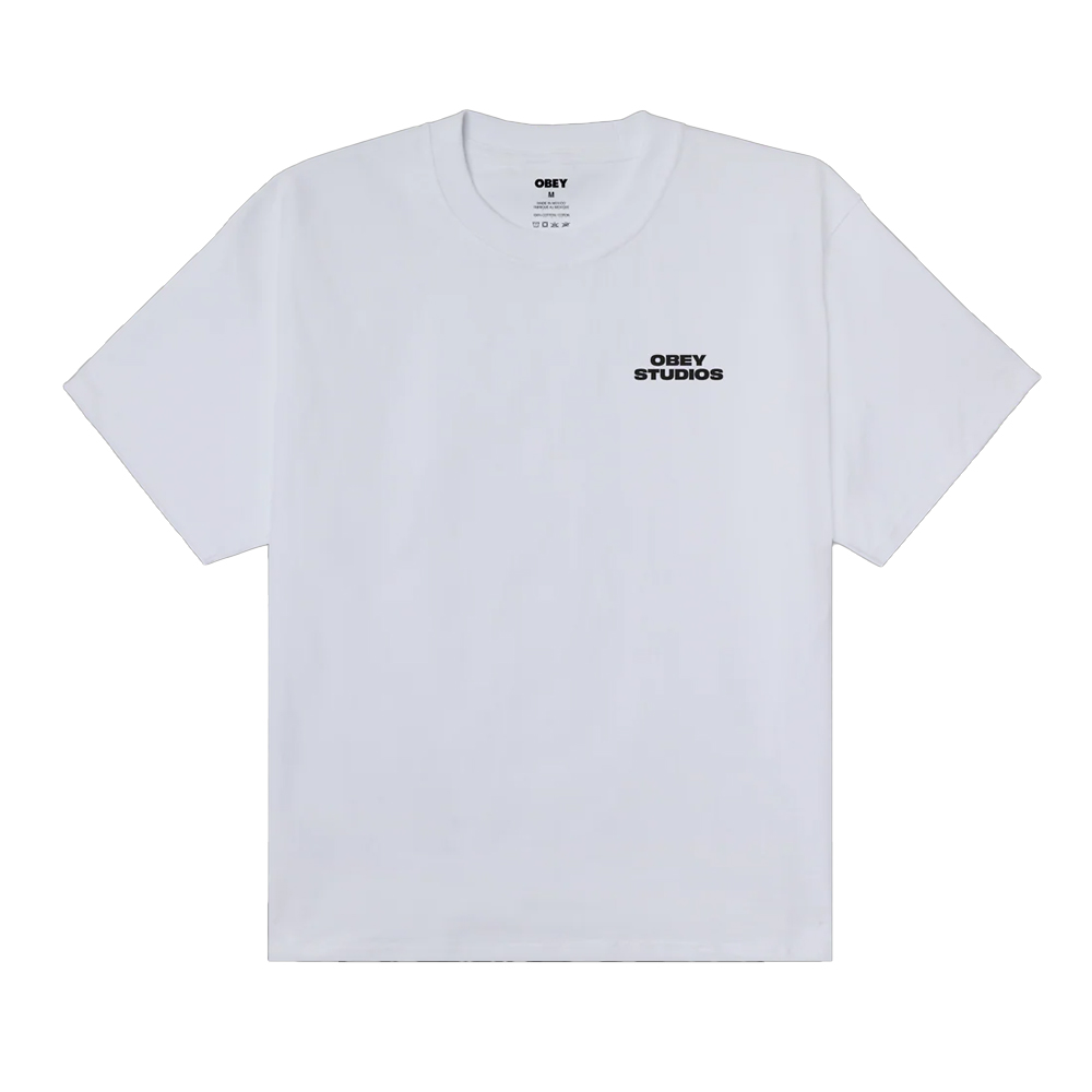 OBEY Sky Face Aνδρικό T-Shirt - Λευκό