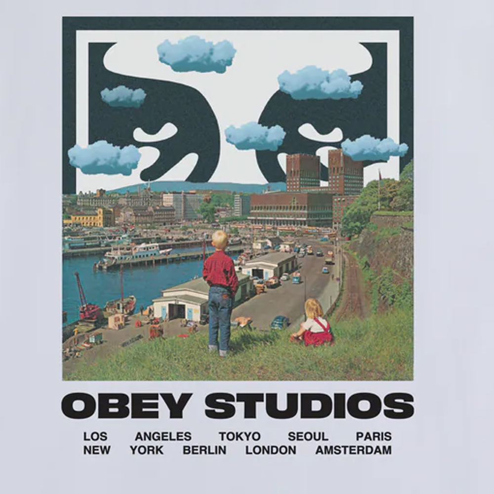 OBEY Sky Face Aνδρικό T-Shirt - 3