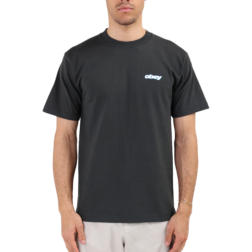 OBEY Lips  Aνδρικό T-Shirt - Μαύρο