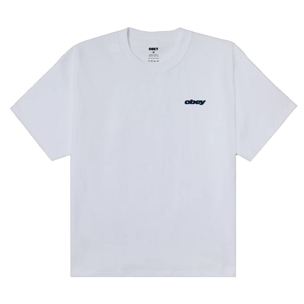 OBEY Lips  Aνδρικό T-Shirt - Λευκό