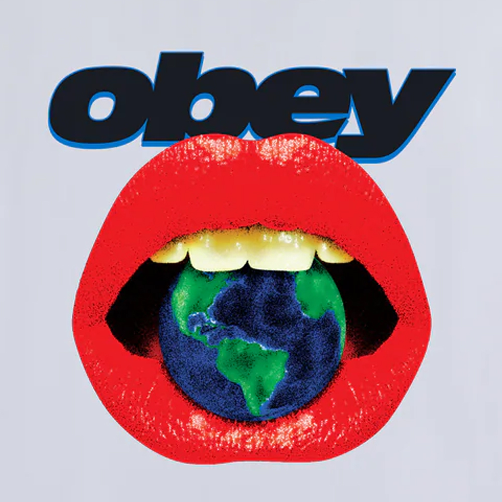 OBEY Lips  Aνδρικό T-Shirt - 3