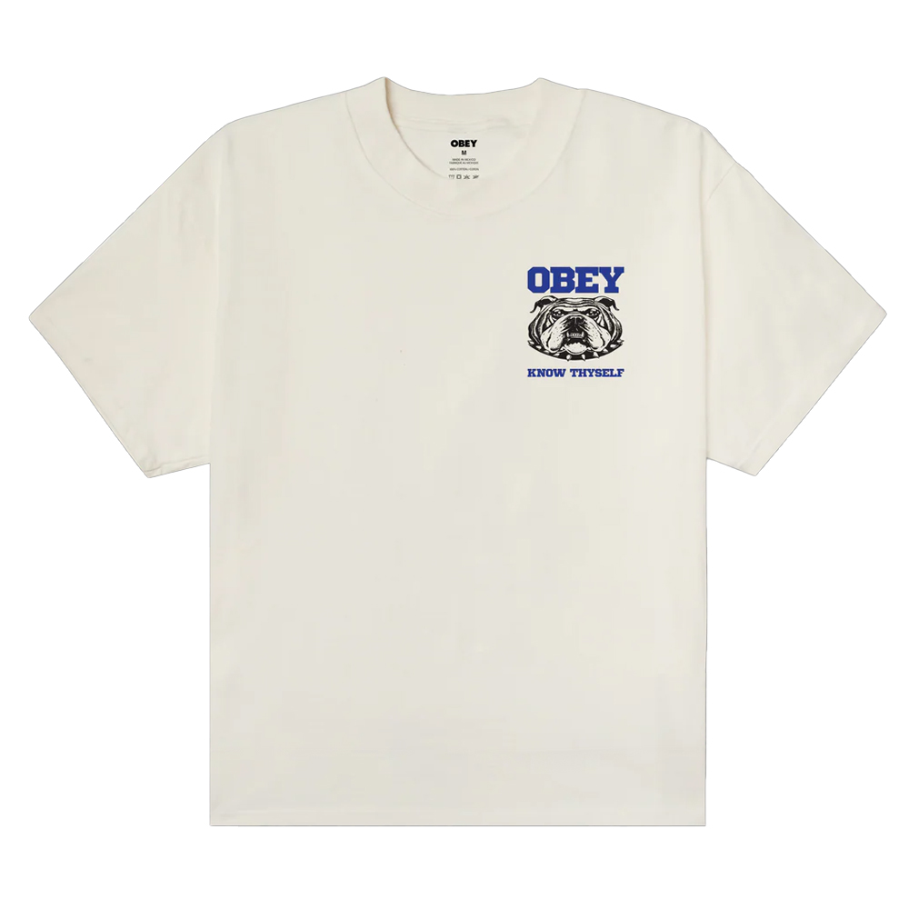 OBEY Know Thyself Aνδρικό T-Shirt - Κρεμ