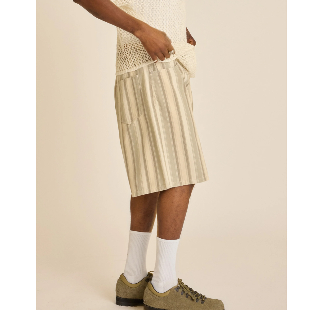 OBEY Baja Stripe Baggy Denim Short Ανδρική Βερμούδα Τζιν - 2