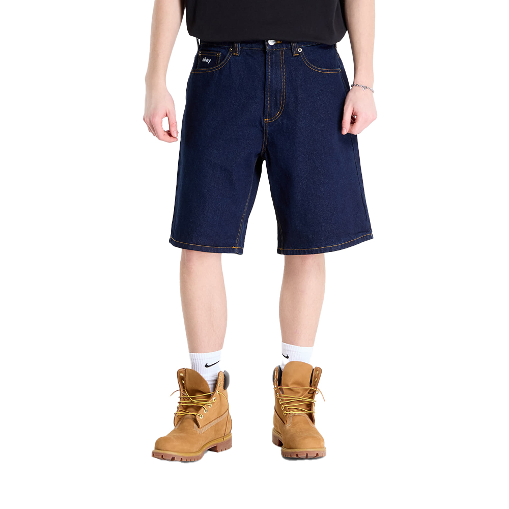 OBEY Bigwig Baggy Denim Short Ανδρική Βερμούδα Τζιν - Μπλε
