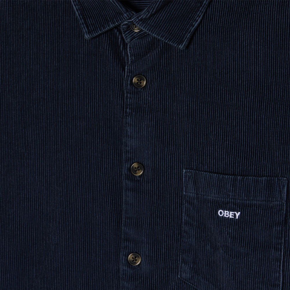 OBEY Tommy Corduroy Woven Ανδρικό Κοτλέ Πουκάμισο - 4
