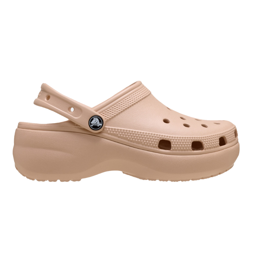 CROCS Classic Platform Clog  W Γυναικεία Σαμπό - Μπεζ